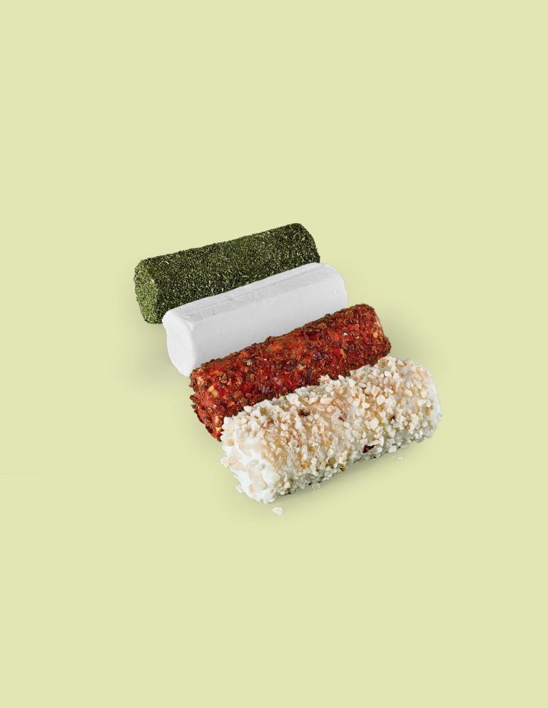 rulos de queso de cabra ecológicos